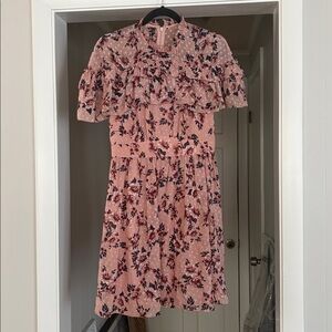 Kate Spade Pink Floral Midi Dress